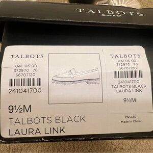 Talbots Black Laura Link Women's Shoes